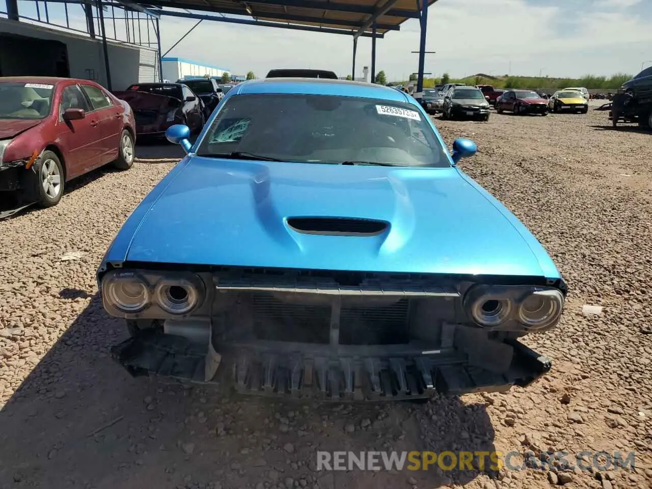 5 fotografías del automóvil dañado 2C3CDZBT0KH729244 DODGE CHALLENGER 2019