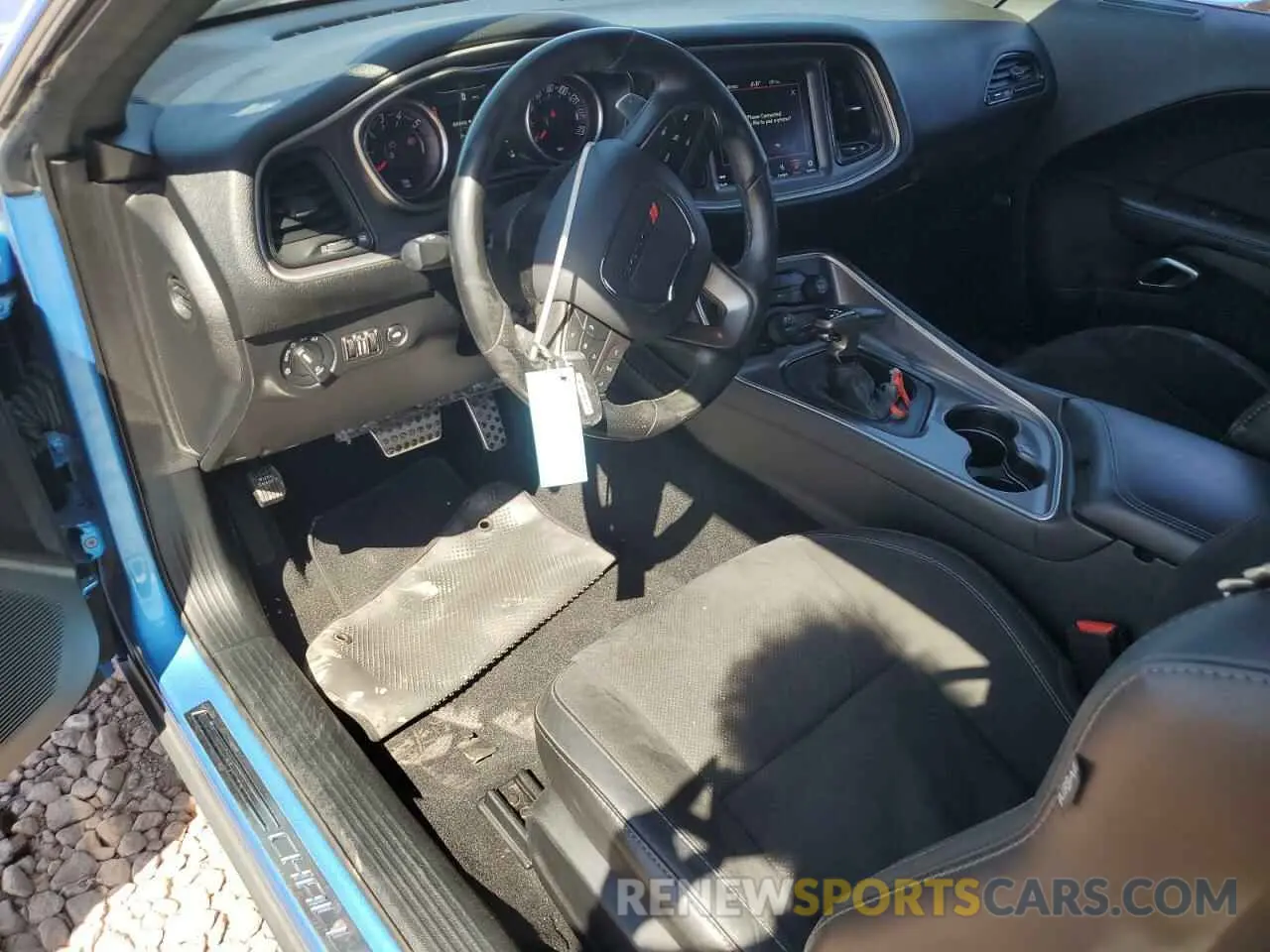 8 fotografías del automóvil dañado 2C3CDZBT0KH729244 DODGE CHALLENGER 2019
