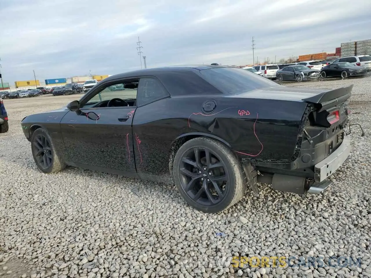 2 fotografías del automóvil dañado 2C3CDZBT2KH708766 DODGE CHALLENGER 2019