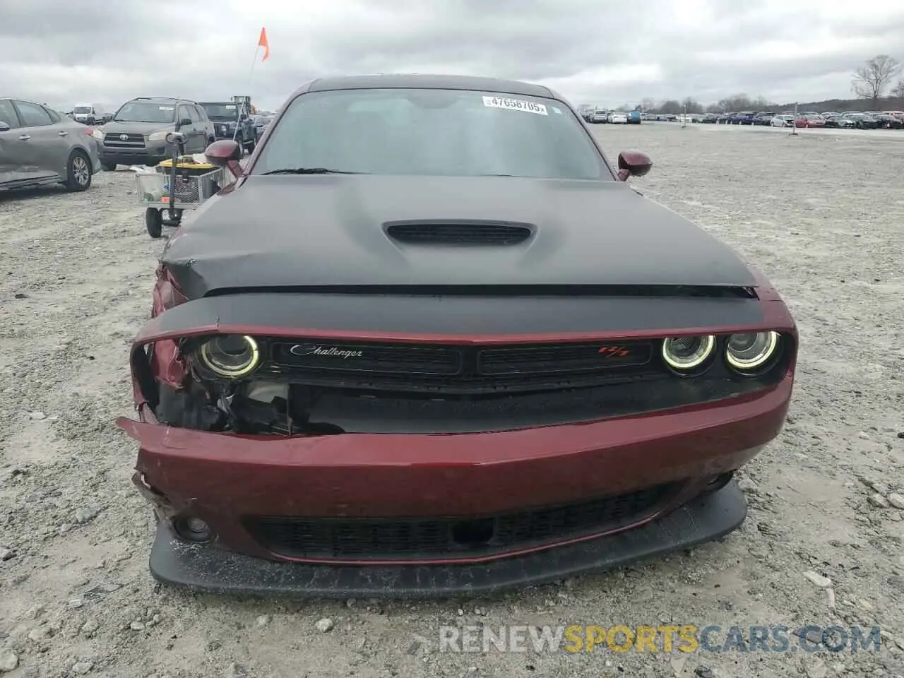 5 fotografías del automóvil dañado 2C3CDZBT3KH521858 DODGE CHALLENGER 2019