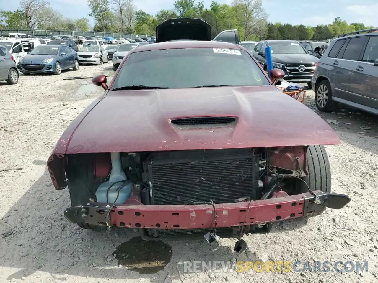 5 fotografías del automóvil dañado 2C3CDZBT8KH539076 DODGE CHALLENGER 2019