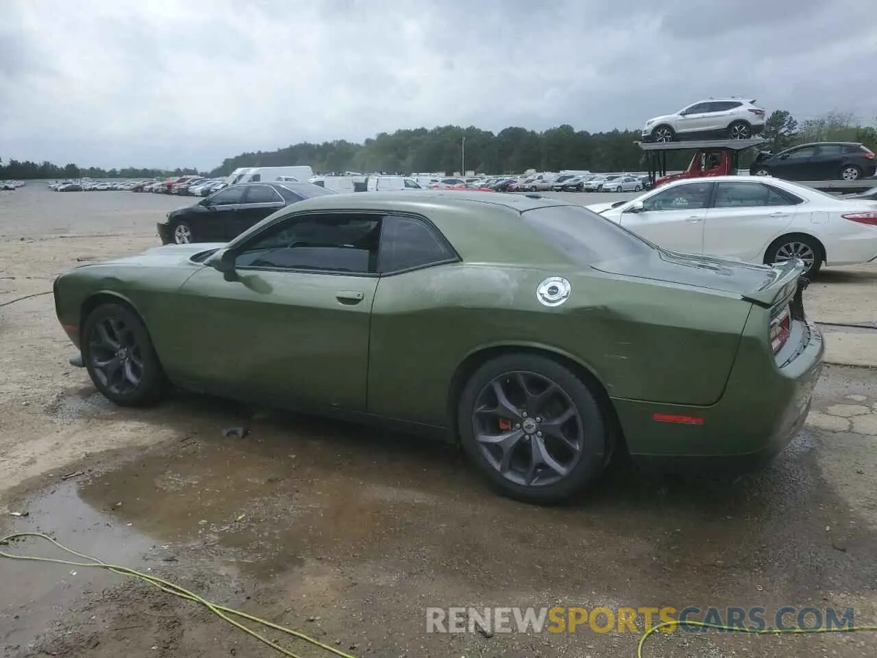 2 fotografías del automóvil dañado 2C3CDZBT8KH616366 DODGE CHALLENGER 2019