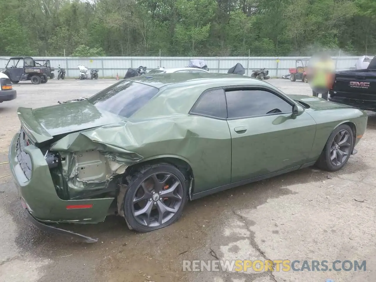 3 fotografías del automóvil dañado 2C3CDZBT8KH616366 DODGE CHALLENGER 2019