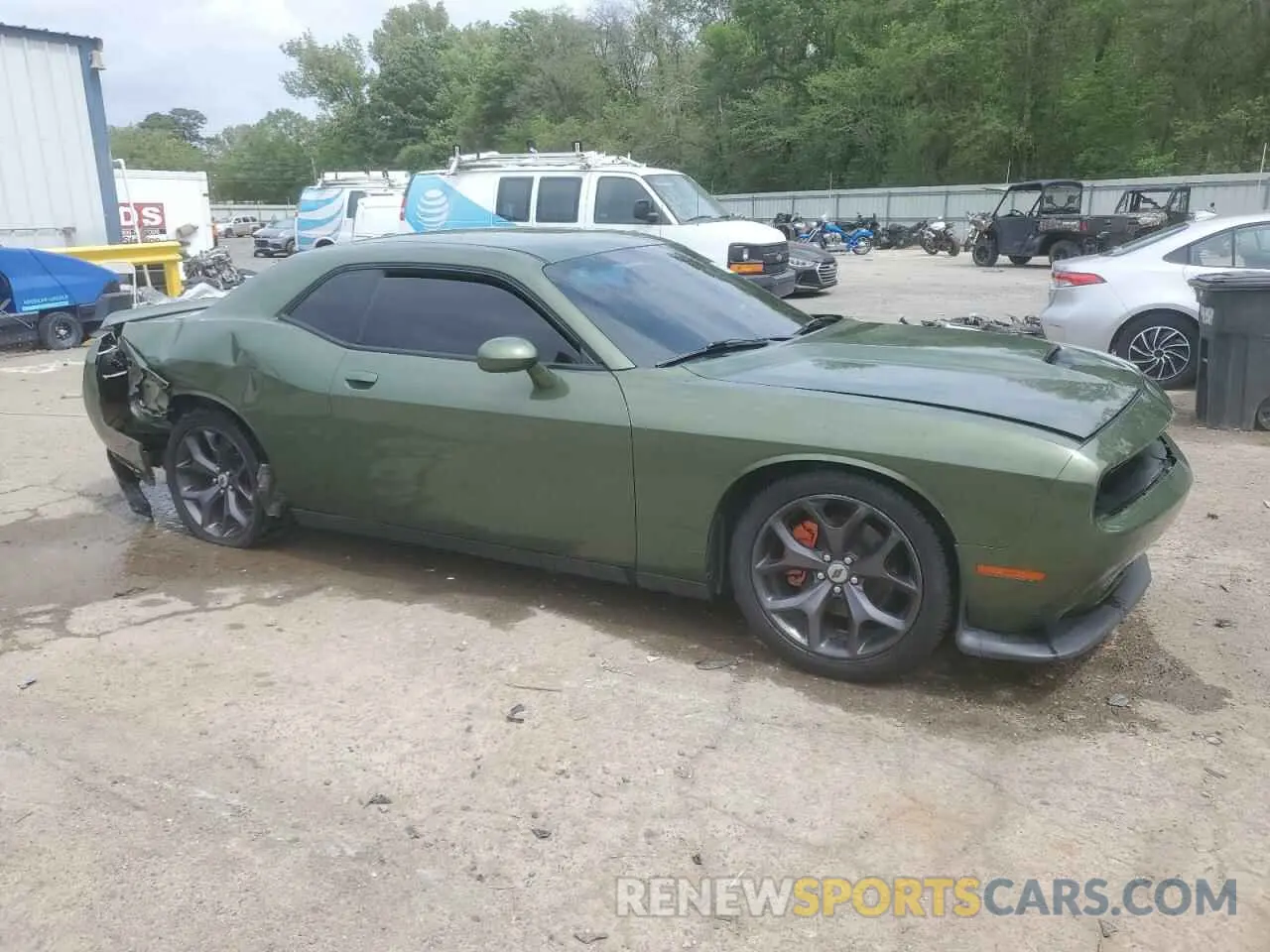 4 fotografías del automóvil dañado 2C3CDZBT8KH616366 DODGE CHALLENGER 2019