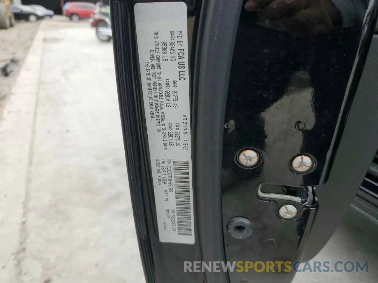 12 fotografías del automóvil dañado 2C3CDZBT9KH651983 DODGE CHALLENGER 2019