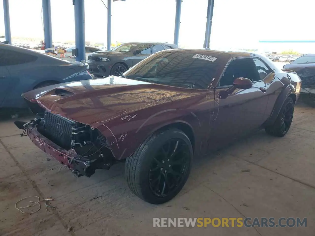 1 fotografías del automóvil dañado 2C3CDZBTXKH583144 DODGE CHALLENGER 2019