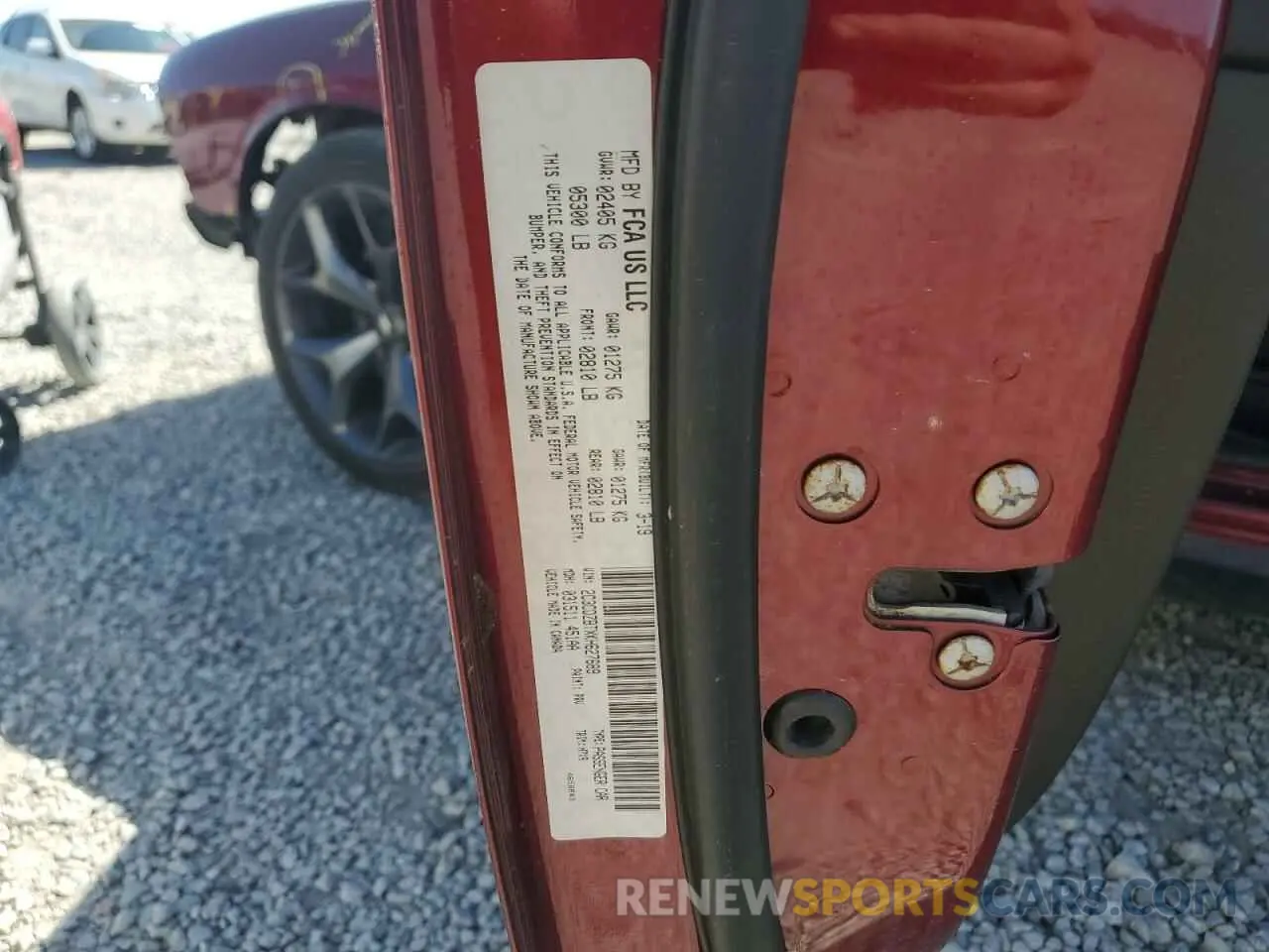 13 fotografías del automóvil dañado 2C3CDZBTXKH627689 DODGE CHALLENGER 2019