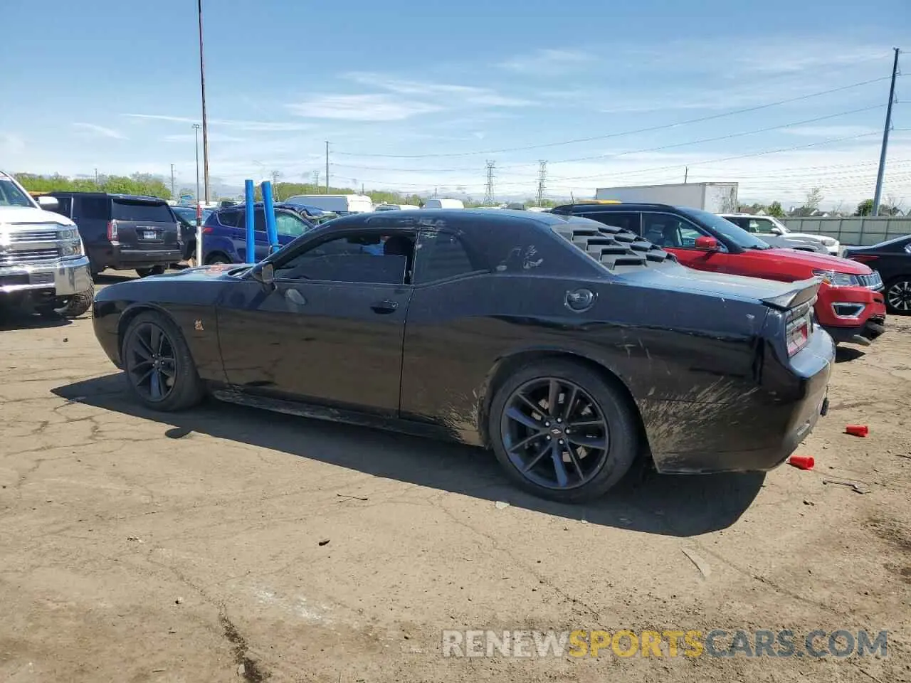 2 fotografías del automóvil dañado 2C3CDZFJ0KH707009 DODGE CHALLENGER 2019