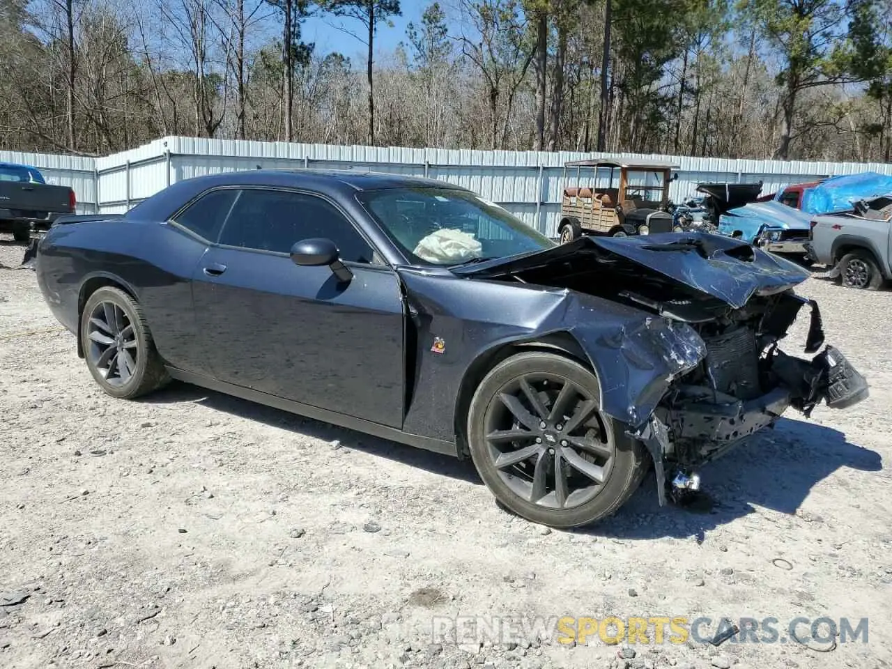 4 fotografías del automóvil dañado 2C3CDZFJ1KH530079 DODGE CHALLENGER 2019