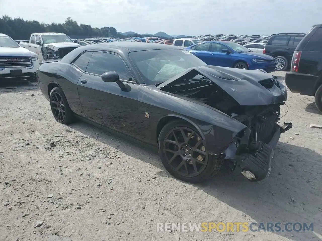 4 fotografías del automóvil dañado 2C3CDZFJ2KH719274 DODGE CHALLENGER 2019