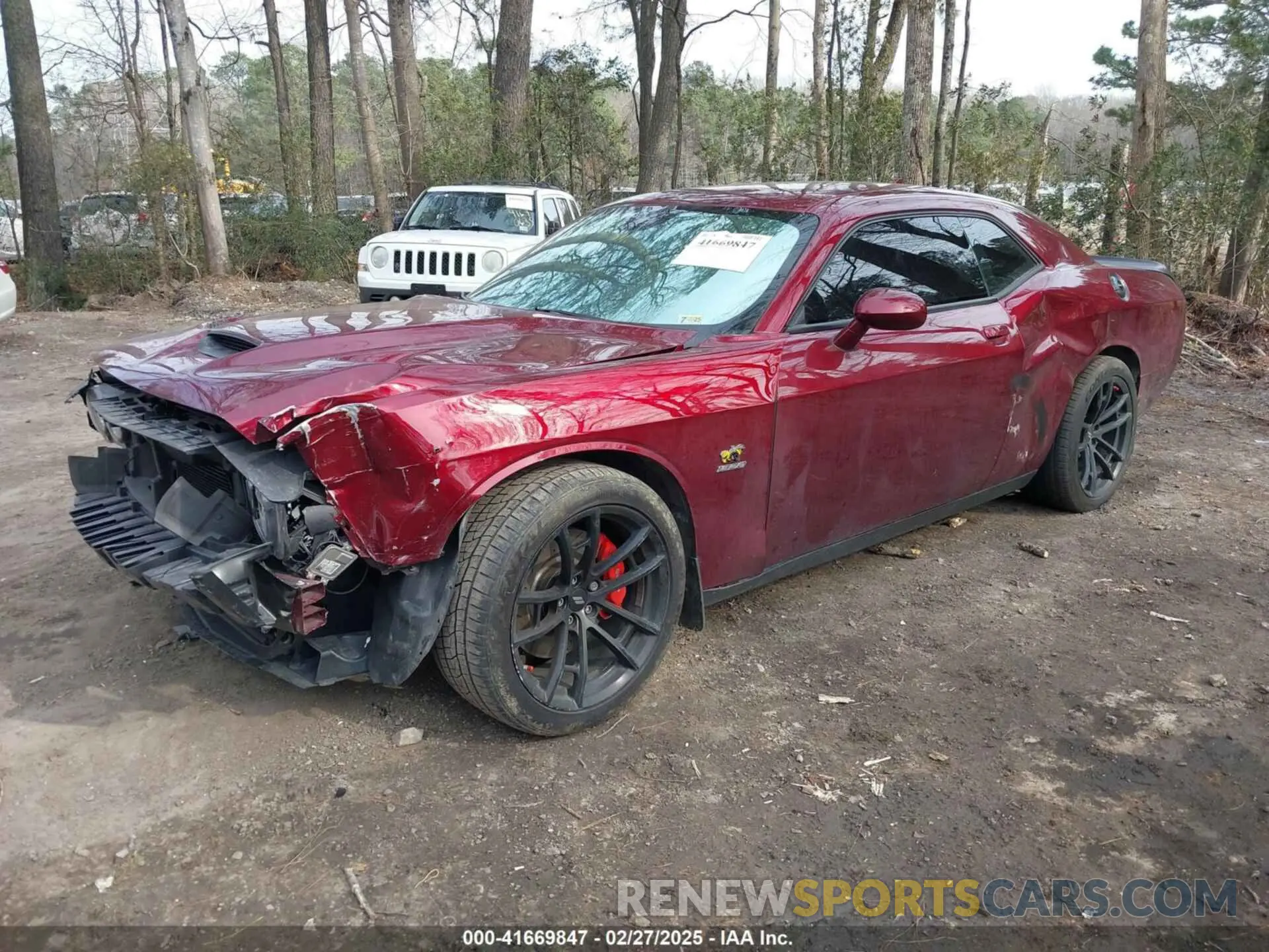 2 fotografías del automóvil dañado 2C3CDZFJ3KH603758 DODGE CHALLENGER 2019