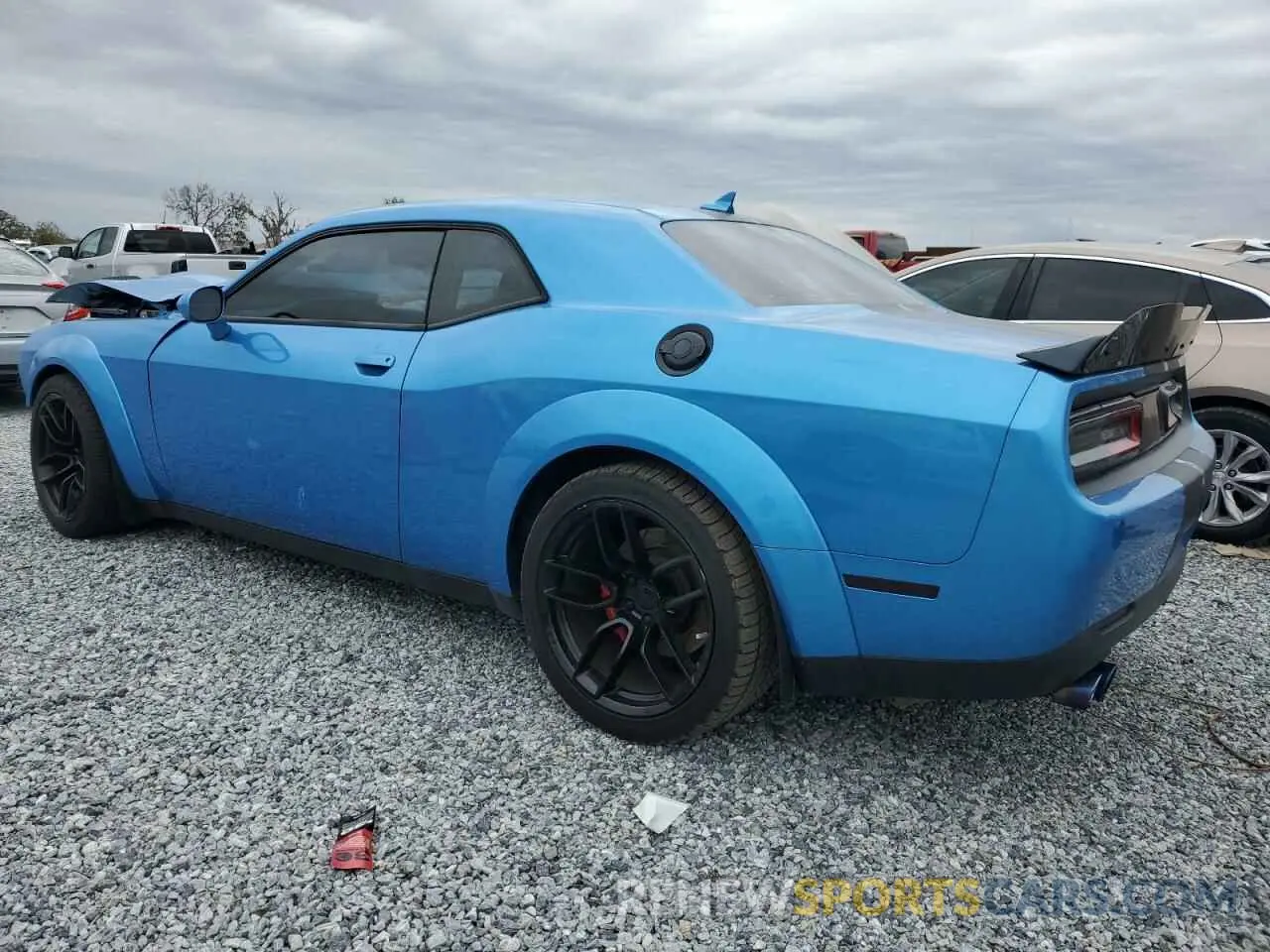 2 fotografías del automóvil dañado 2C3CDZFJ3KH625629 DODGE CHALLENGER 2019