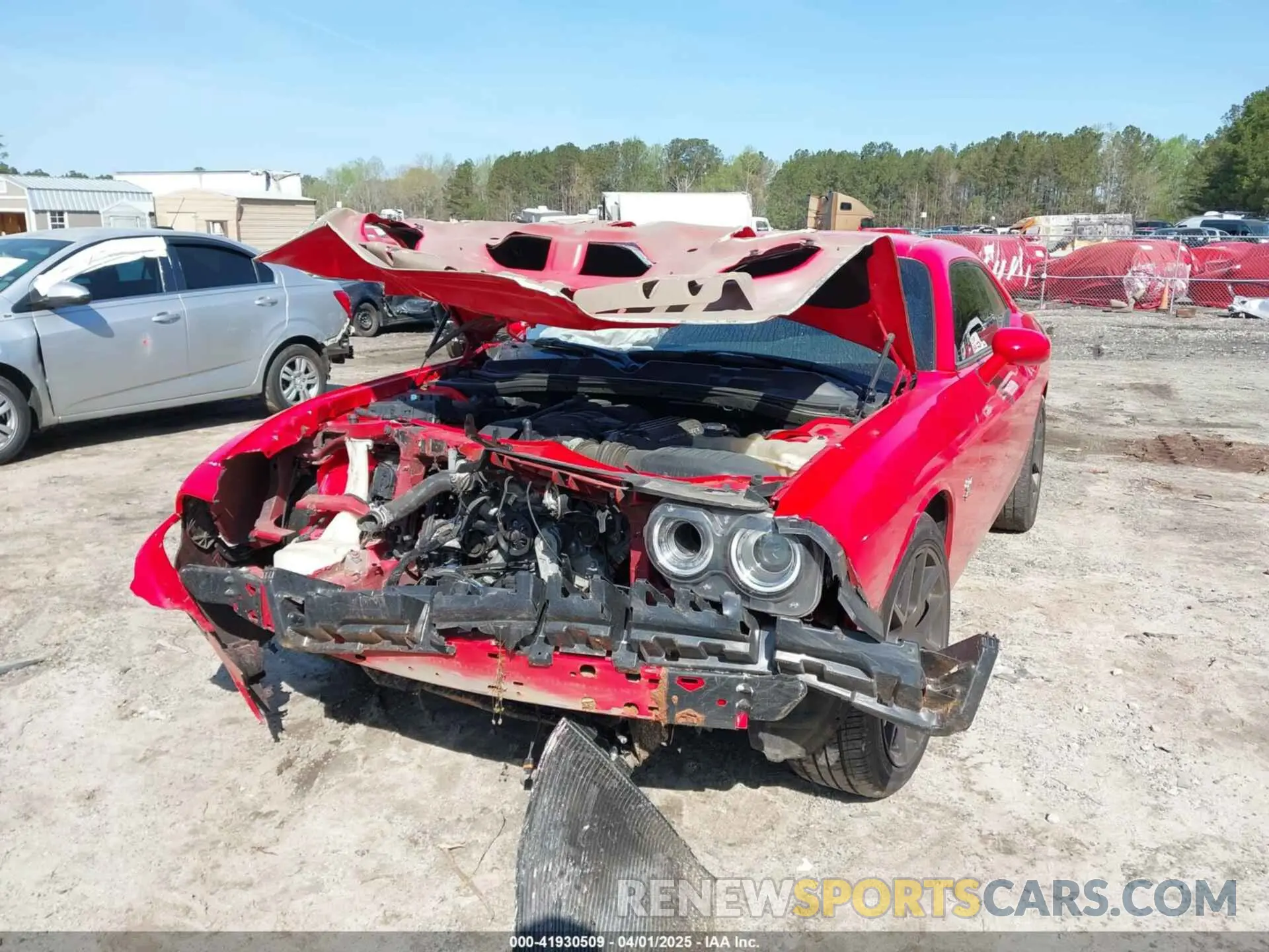 6 fotografías del automóvil dañado 2C3CDZFJXKH587235 DODGE CHALLENGER 2019