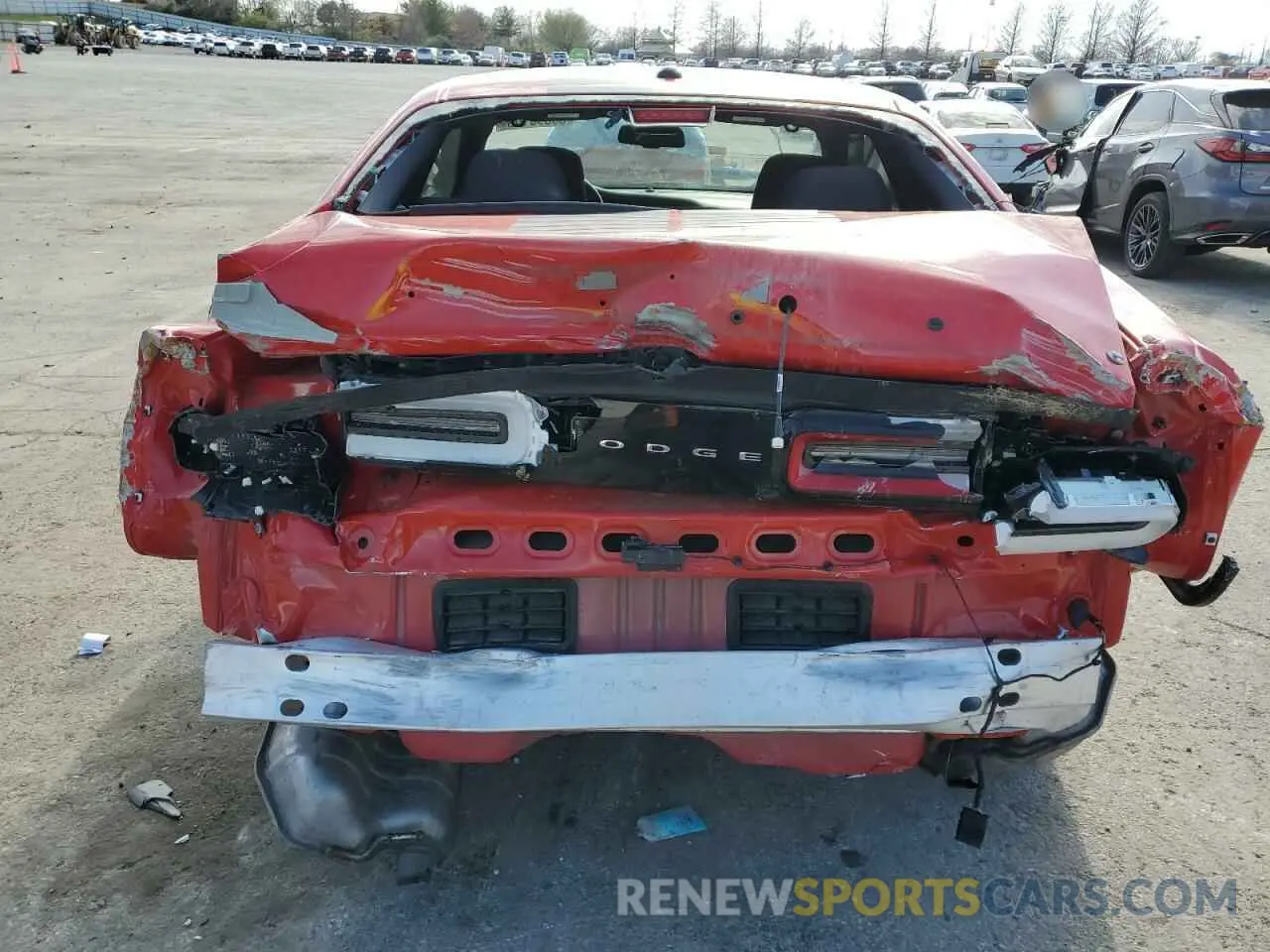 6 fotografías del automóvil dañado 2C3CDZGG9KH665894 DODGE CHALLENGER 2019