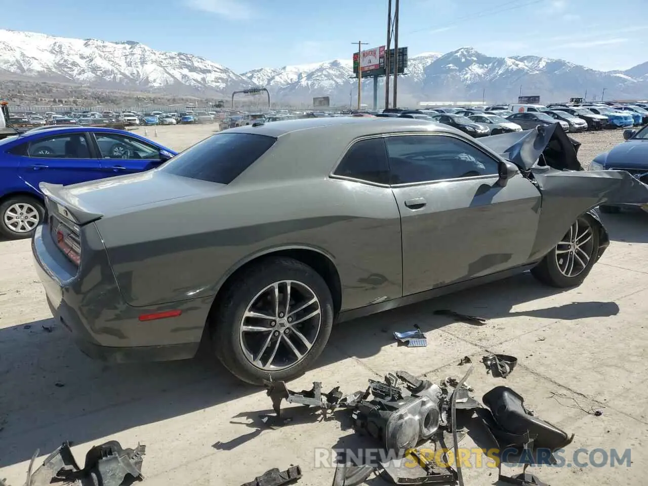 3 fotografías del automóvil dañado 2C3CDZGG9KH680587 DODGE CHALLENGER 2019
