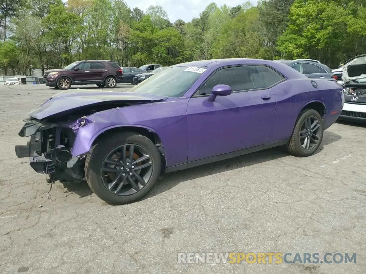 1 fotografías del automóvil dañado 2C3CDZKG3KH637368 DODGE CHALLENGER 2019