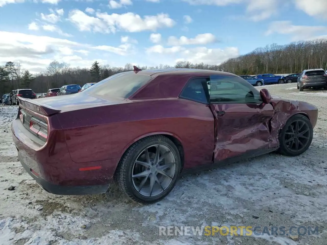 3 fotografías del automóvil dañado 2C3CDZKG7KH624218 DODGE CHALLENGER 2019