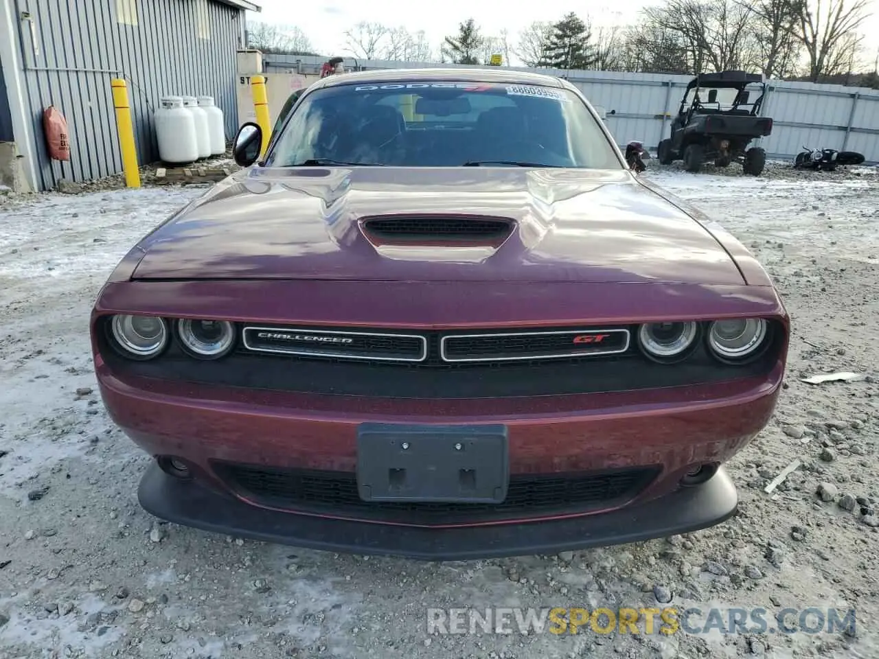 5 fotografías del automóvil dañado 2C3CDZKG7KH624218 DODGE CHALLENGER 2019