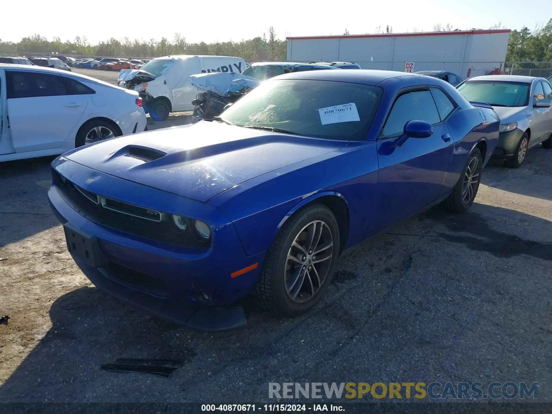 2 fotografías del automóvil dañado 2C3CDZKGXKH752596 DODGE CHALLENGER 2019