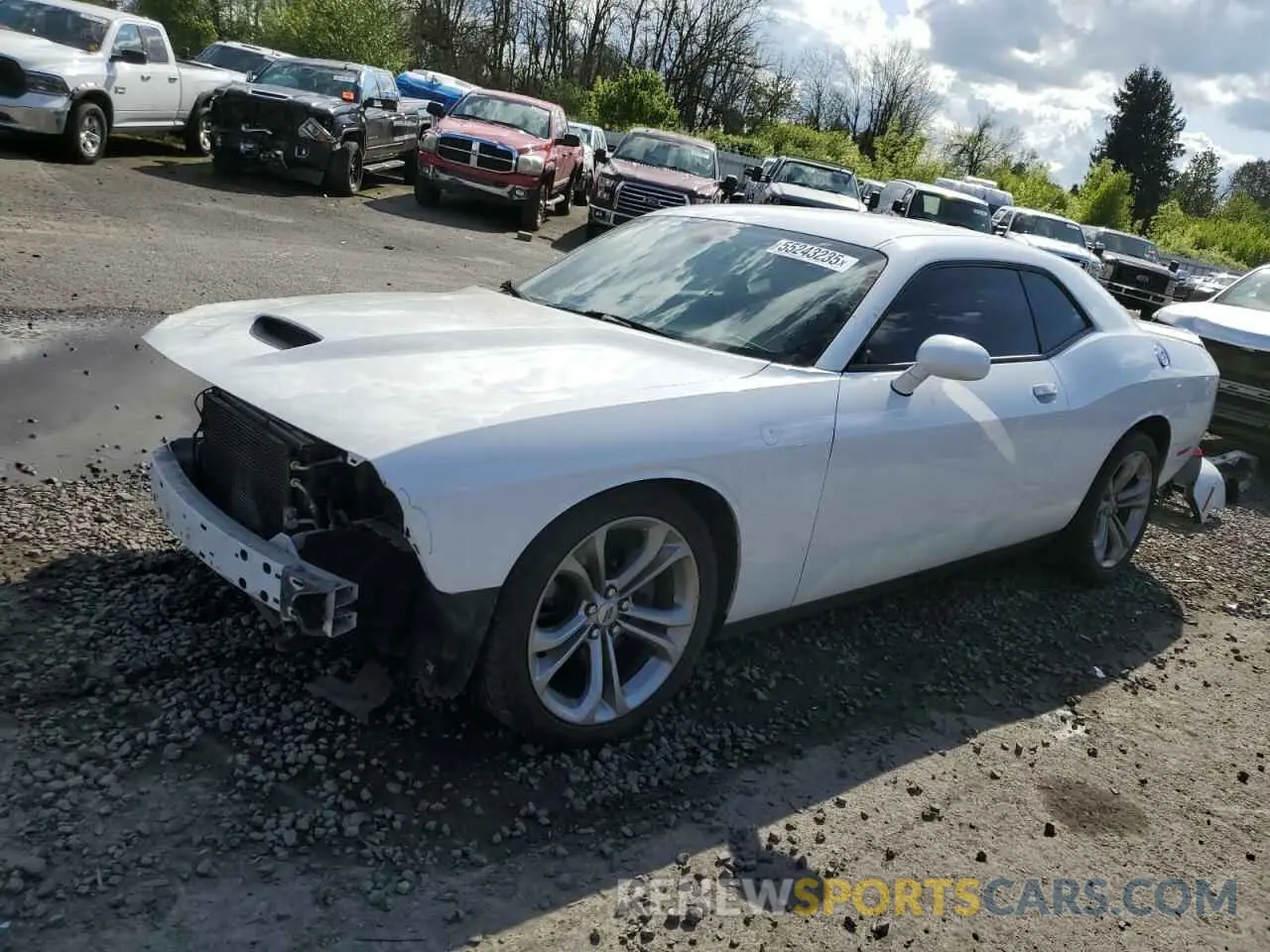 1 fotografías del automóvil dañado 2C3CDZBT8LH125152 DODGE CHALLENGER 2020