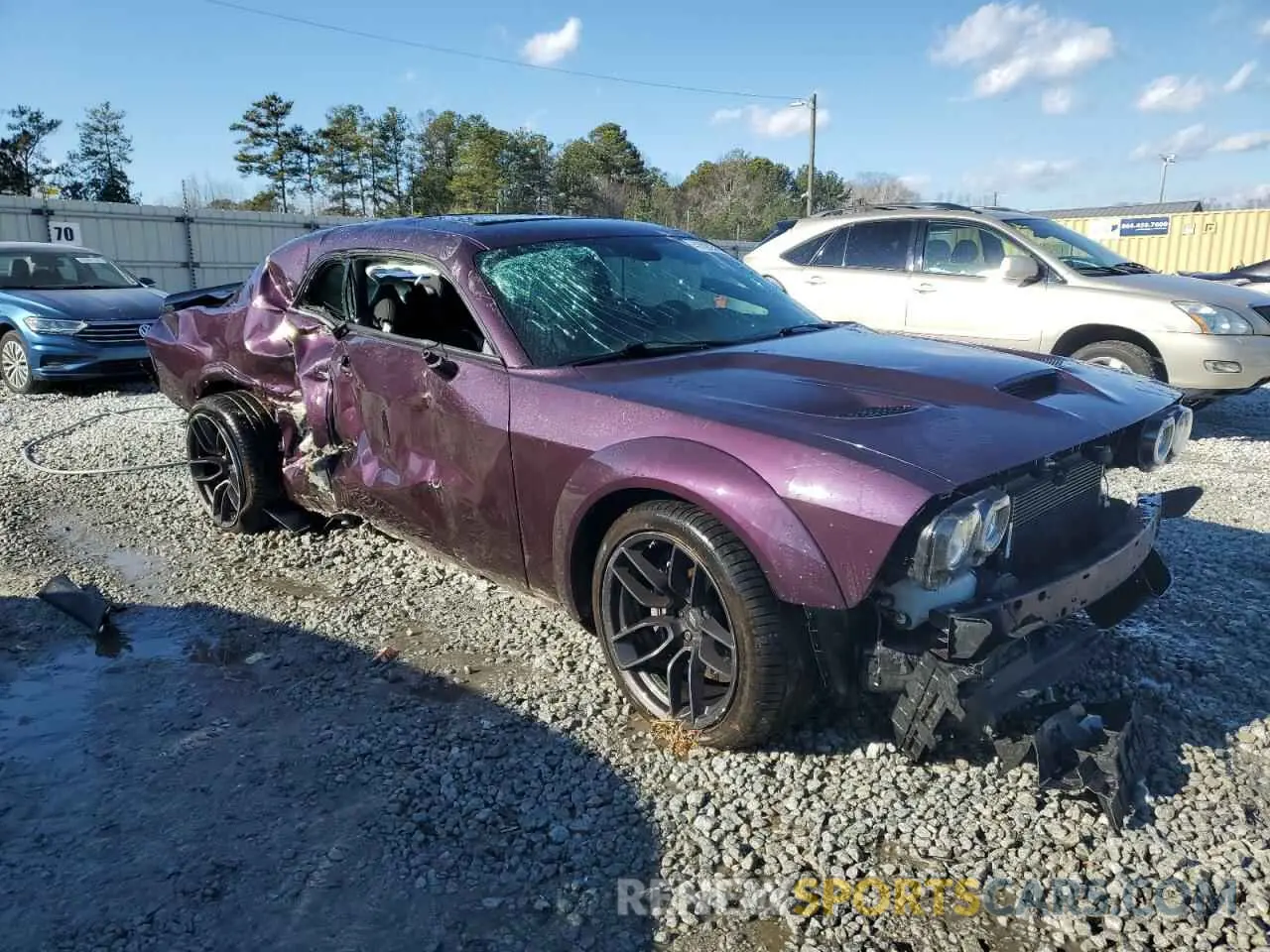 4 fotografías del automóvil dañado 2C3CDZFJ8LH226958 DODGE CHALLENGER 2020