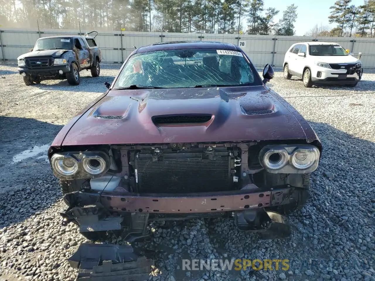 5 fotografías del automóvil dañado 2C3CDZFJ8LH226958 DODGE CHALLENGER 2020