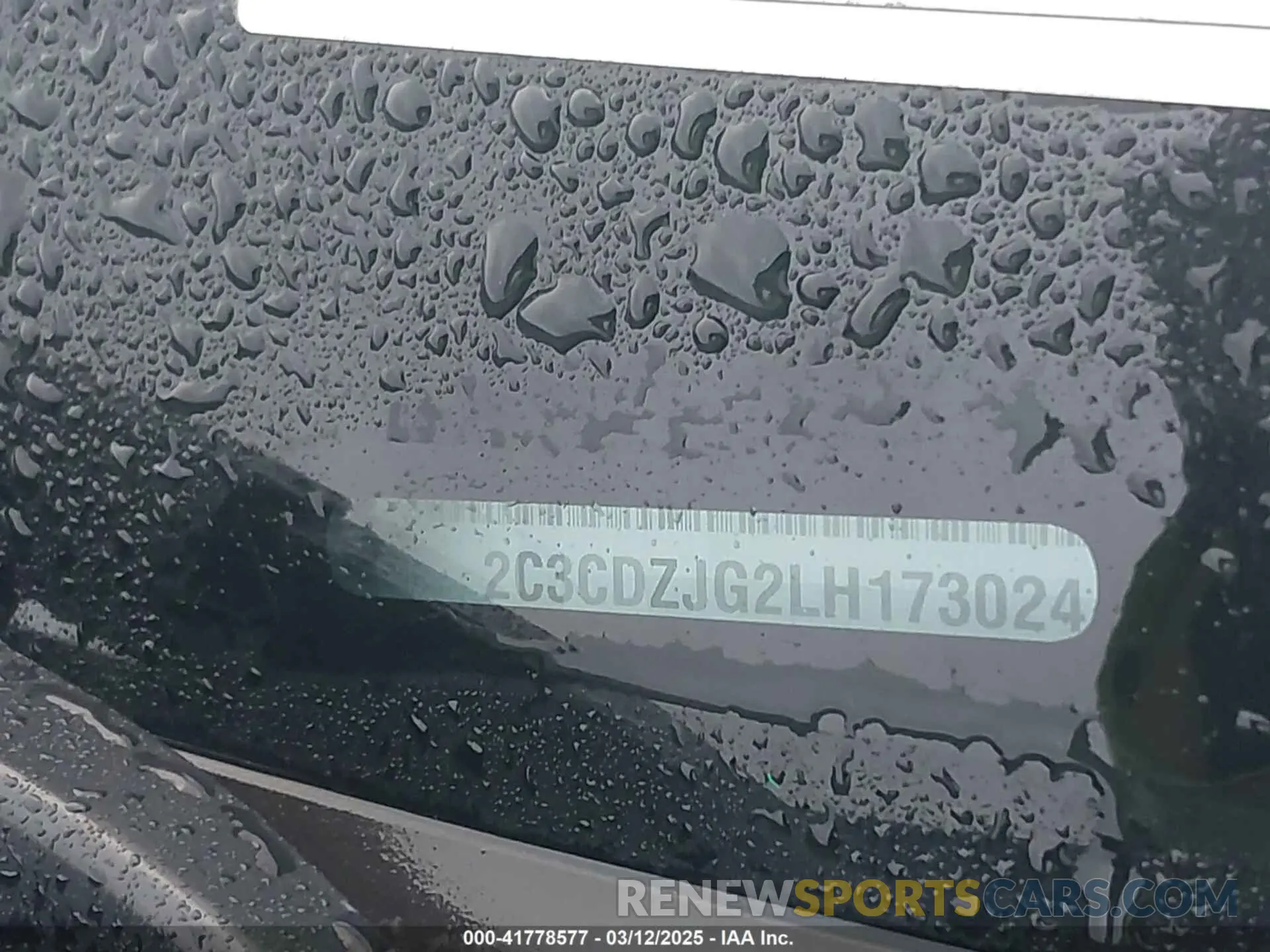9 fotografías del automóvil dañado 2C3CDZJG2LH173024 DODGE CHALLENGER 2020