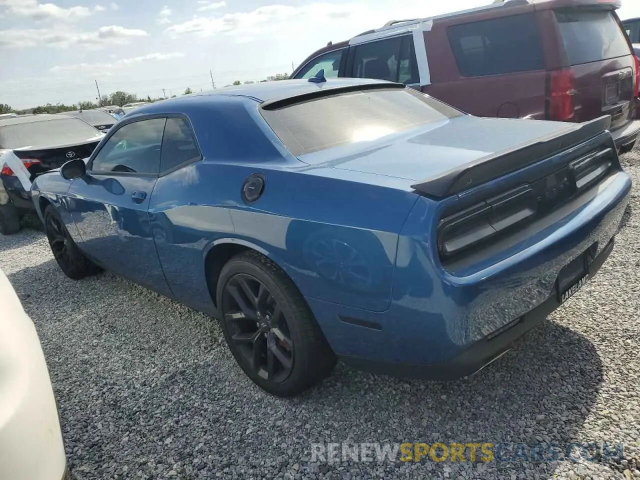 2 fotografías del automóvil dañado 2C3CDZAG1MH572671 DODGE CHALLENGER 2021