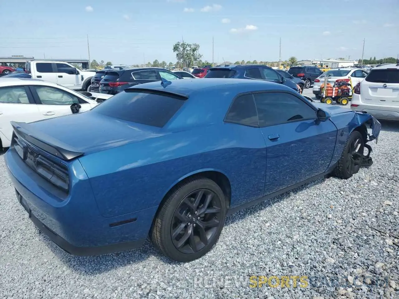 3 fotografías del automóvil dañado 2C3CDZAG1MH572671 DODGE CHALLENGER 2021