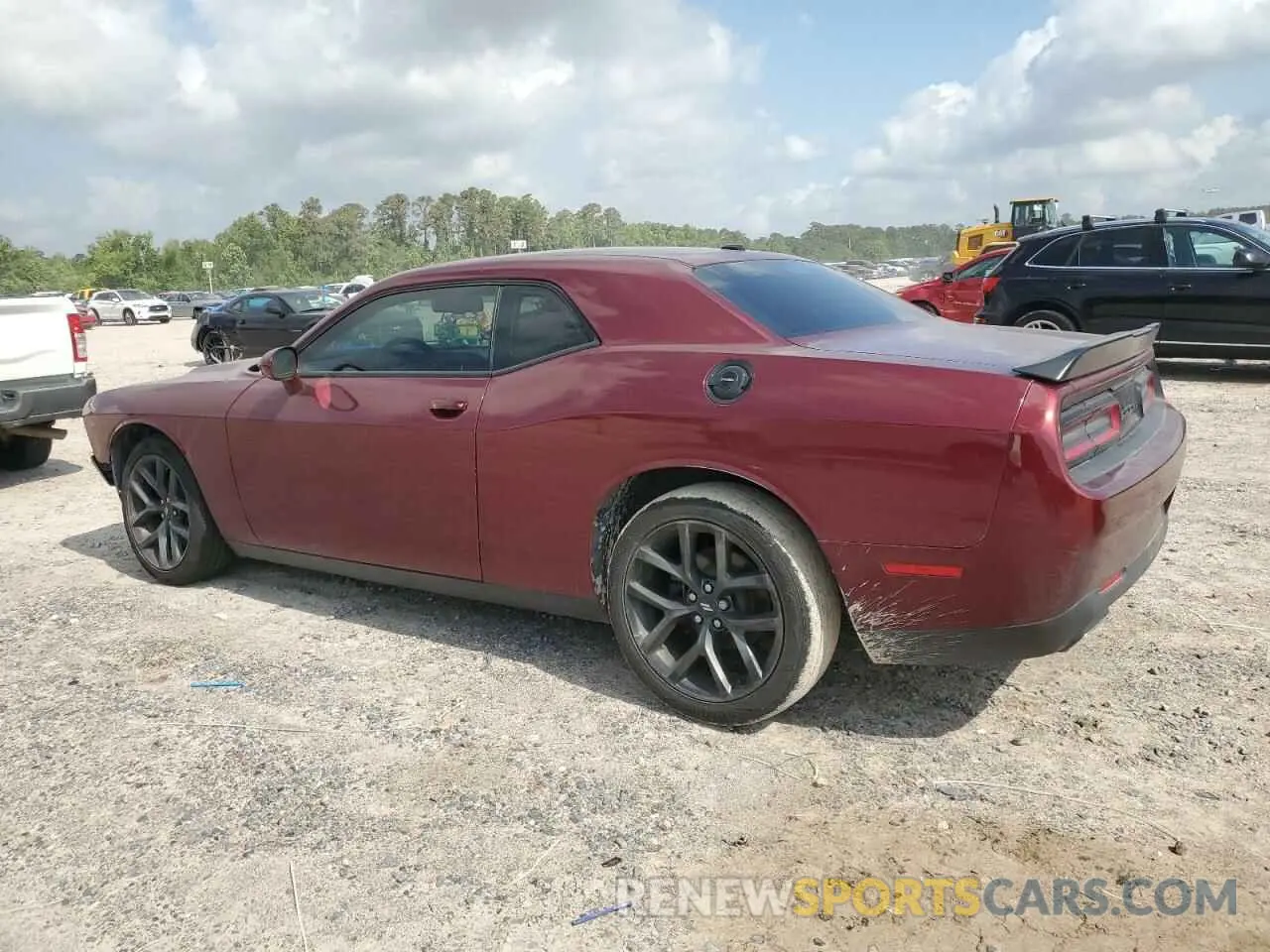 2 fotografías del automóvil dañado 2C3CDZAG5MH513722 DODGE CHALLENGER 2021