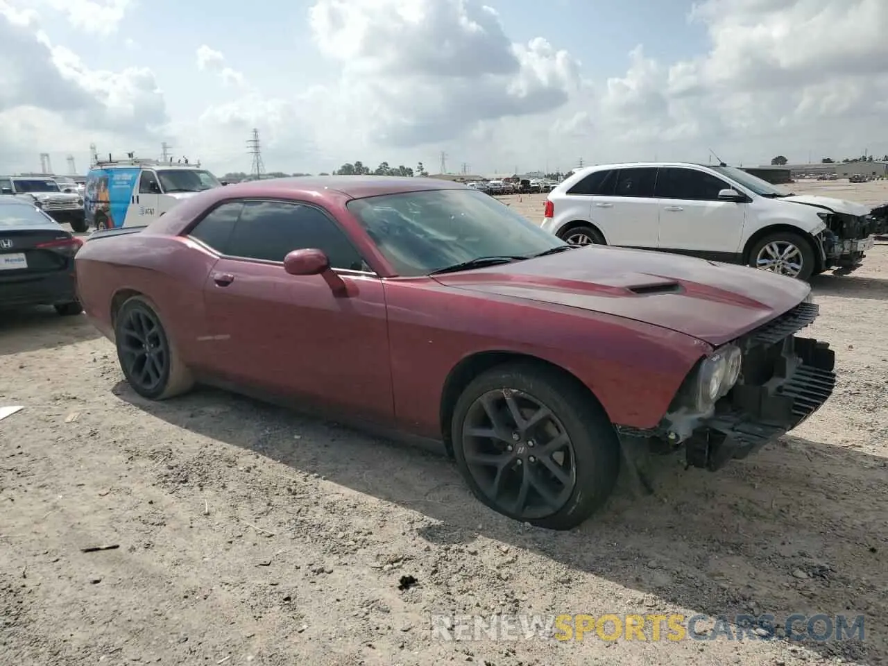 4 fotografías del automóvil dañado 2C3CDZAG5MH513722 DODGE CHALLENGER 2021