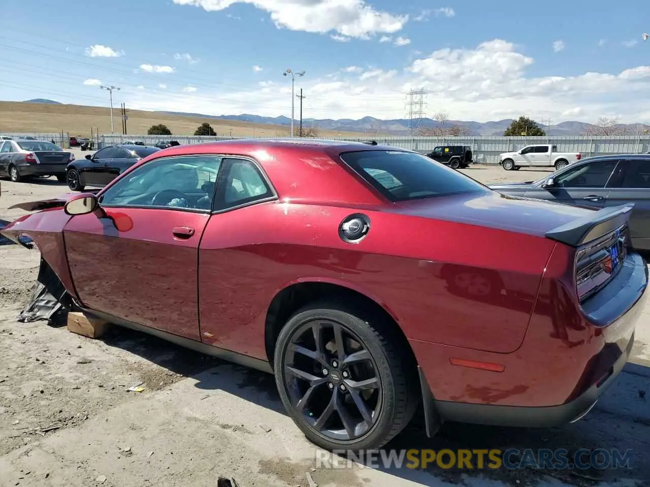 2 fotografías del automóvil dañado 2C3CDZAG7MH510059 DODGE CHALLENGER 2021