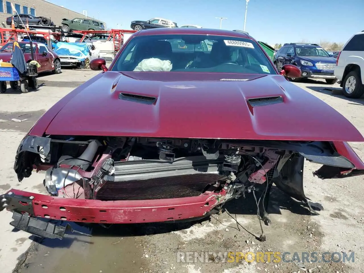 5 fotografías del automóvil dañado 2C3CDZAG7MH510059 DODGE CHALLENGER 2021