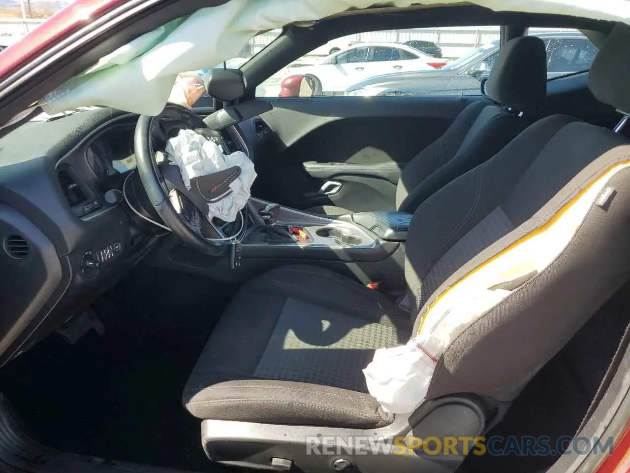 7 fotografías del automóvil dañado 2C3CDZAG7MH510059 DODGE CHALLENGER 2021