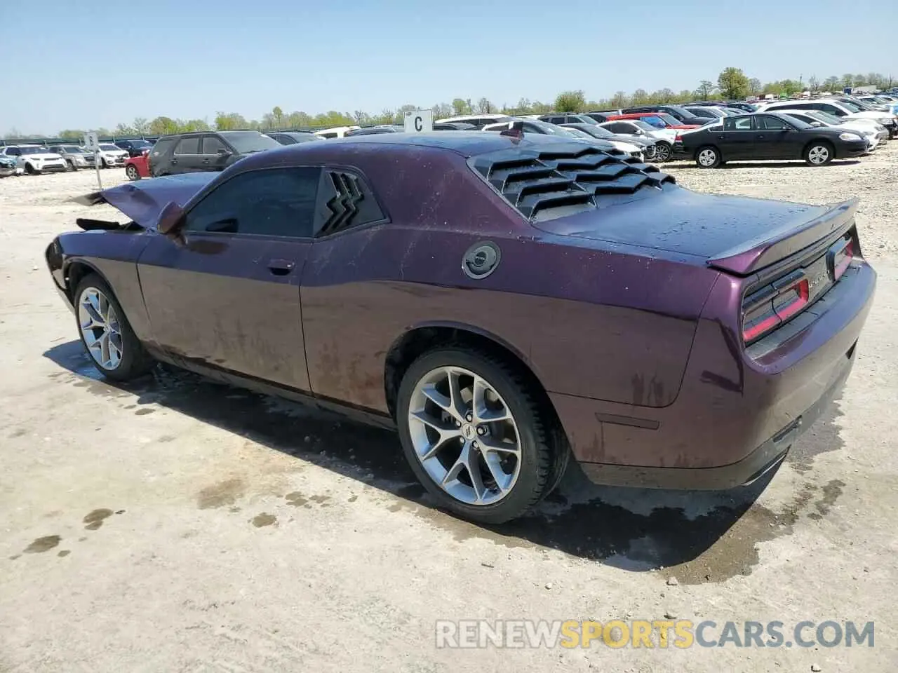 2 fotografías del automóvil dañado 2C3CDZAG8MH610588 DODGE CHALLENGER 2021