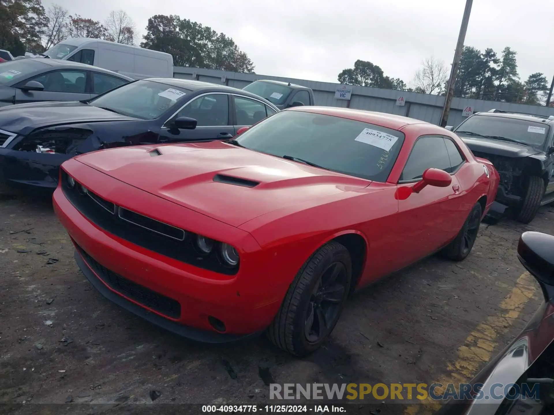 2 fotografías del automóvil dañado 2C3CDZAG9MH599603 DODGE CHALLENGER 2021