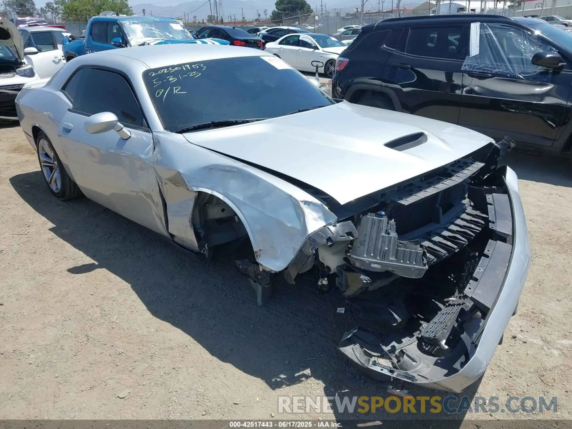 1 fotografías del automóvil dañado 2C3CDZBT0MH546803 DODGE CHALLENGER 2021