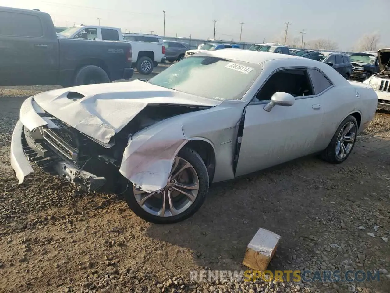 1 fotografías del automóvil dañado 2C3CDZBT7MH546376 DODGE CHALLENGER 2021