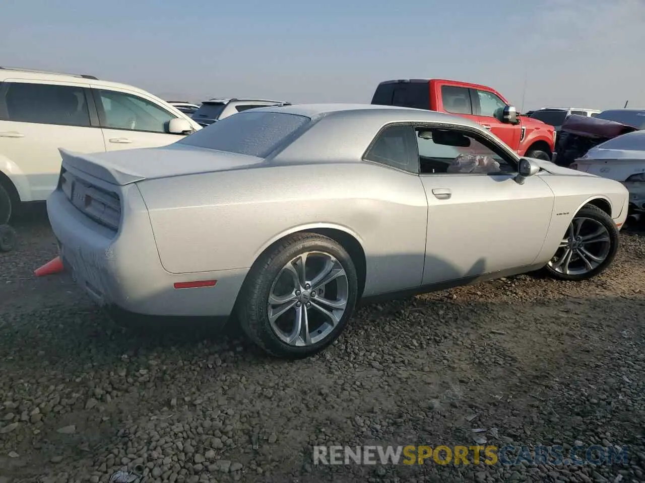 3 fotografías del automóvil dañado 2C3CDZBT7MH546376 DODGE CHALLENGER 2021