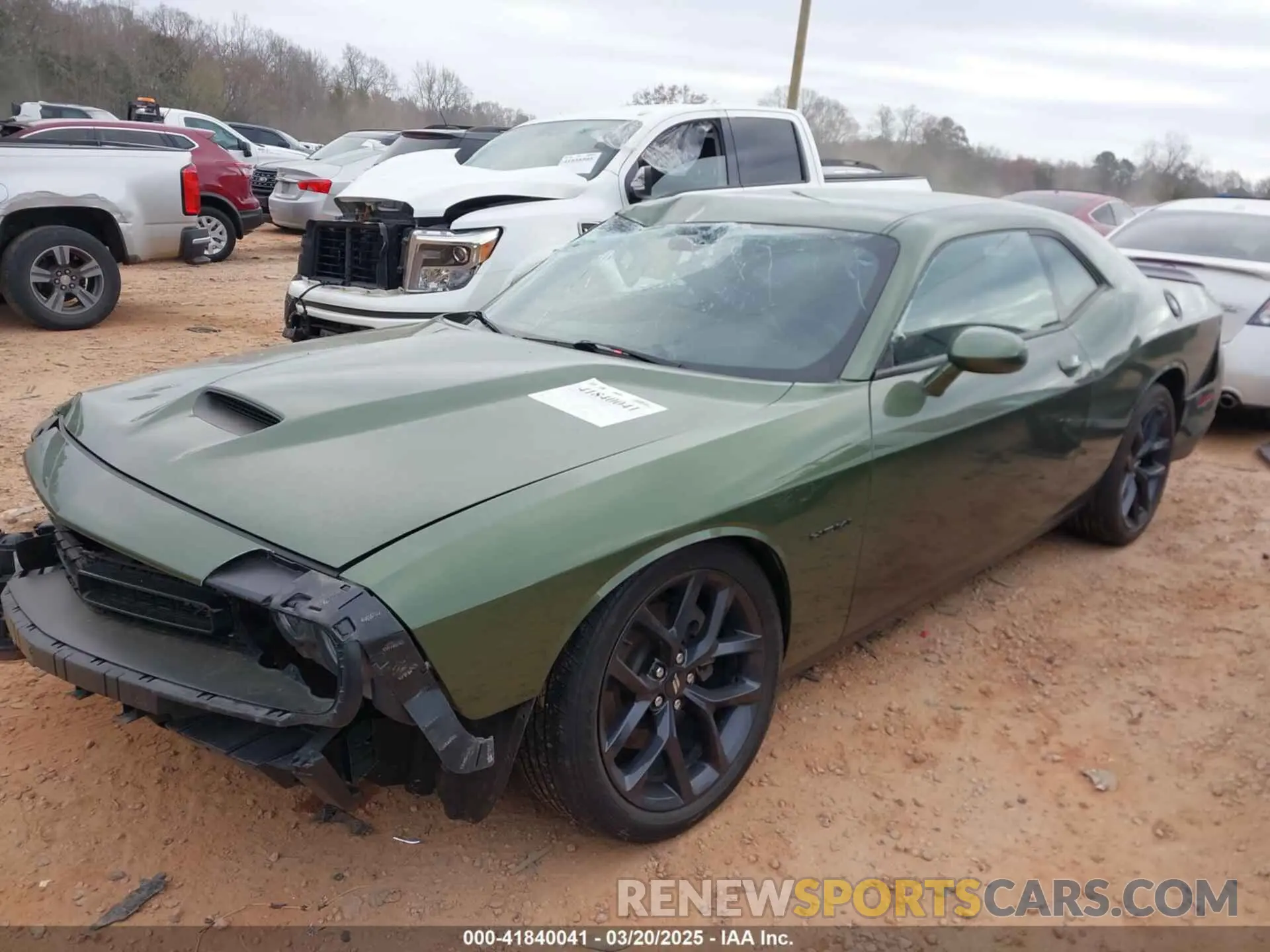 2 fotografías del automóvil dañado 2C3CDZBTXMH680623 DODGE CHALLENGER 2021