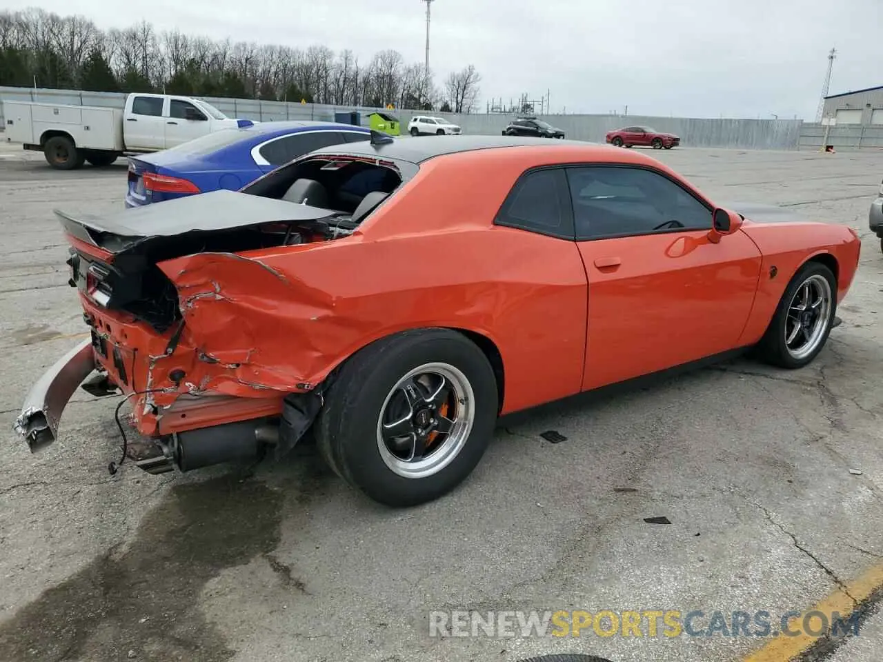 3 fotografías del automóvil dañado 2C3CDZC96MH676510 DODGE CHALLENGER 2021