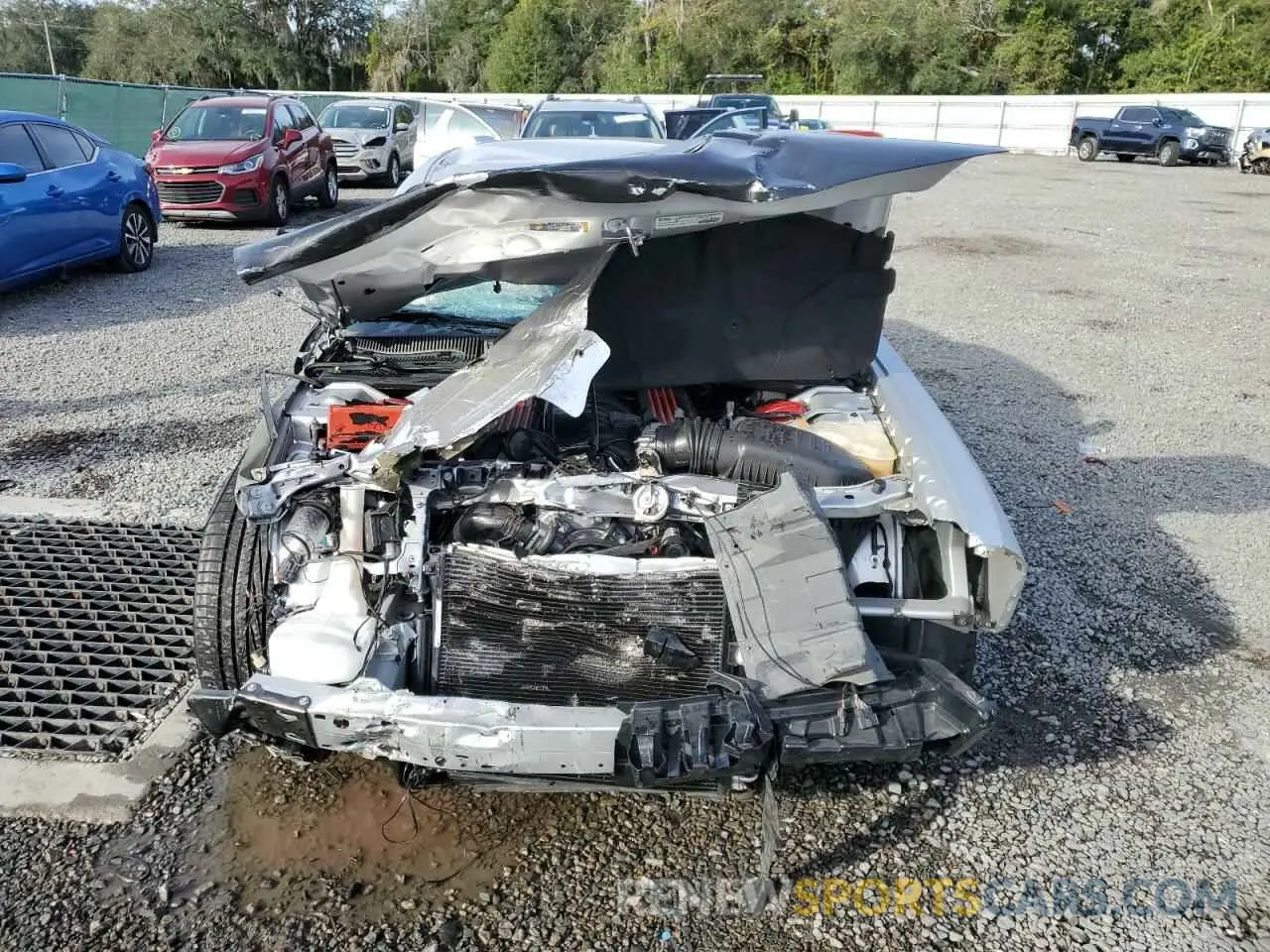 5 fotografías del automóvil dañado 2C3CDZFJ4MH571616 DODGE CHALLENGER 2021