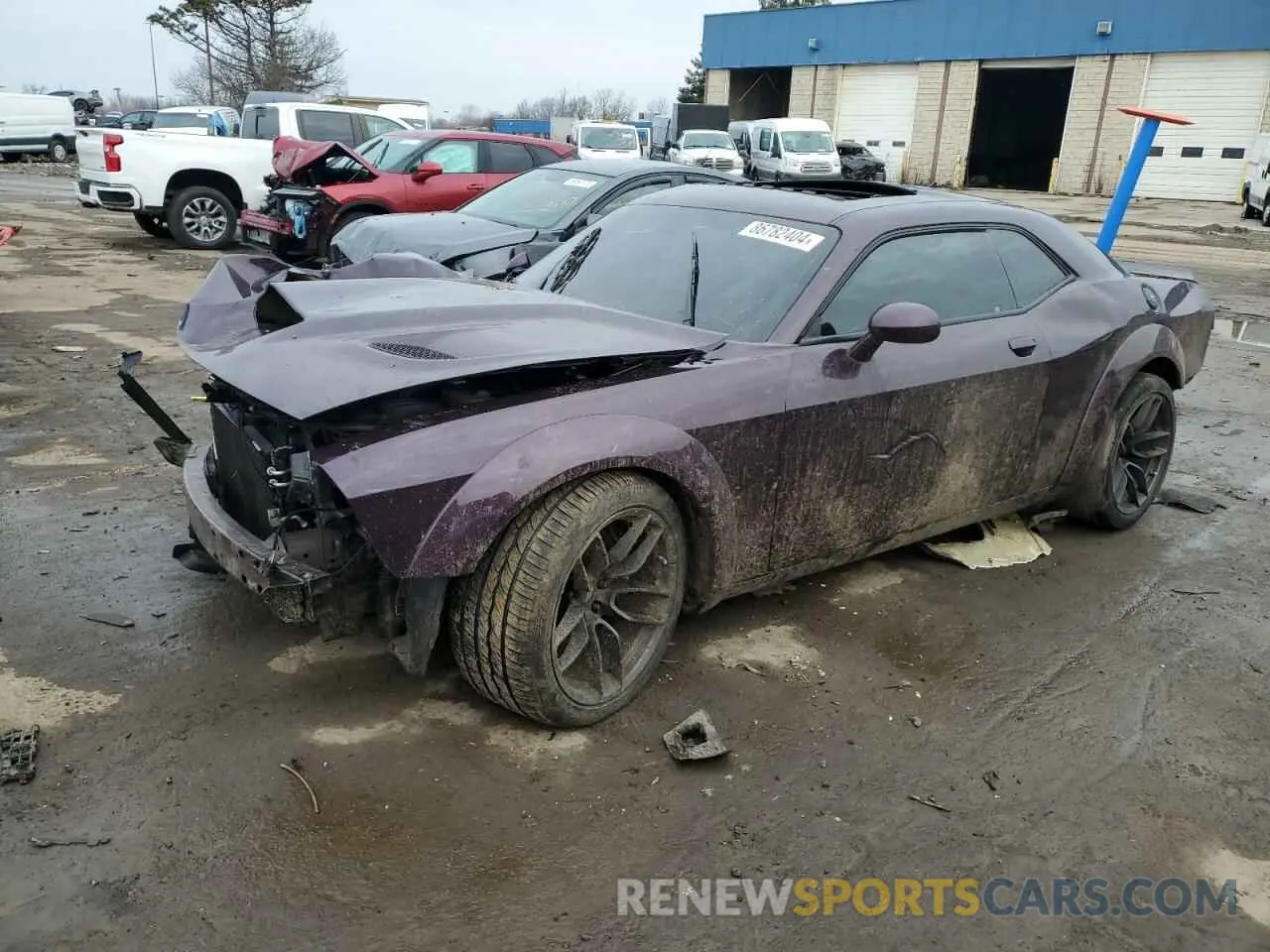 1 fotografías del automóvil dañado 2C3CDZFJ6MH510414 DODGE CHALLENGER 2021