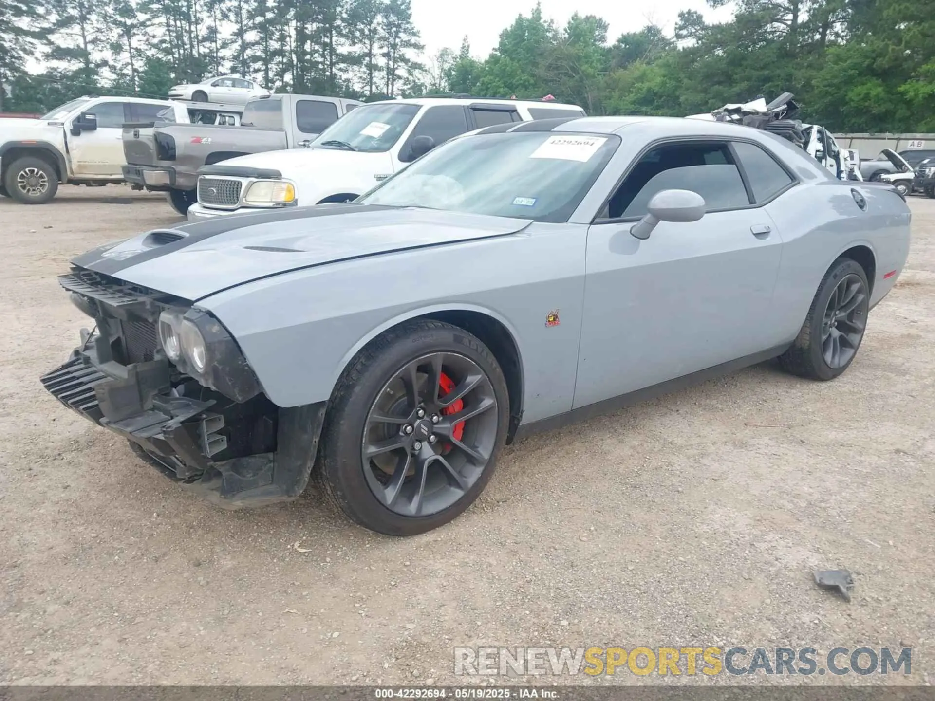 2 fotografías del automóvil dañado 2C3CDZFJ7MH510471 DODGE CHALLENGER 2021
