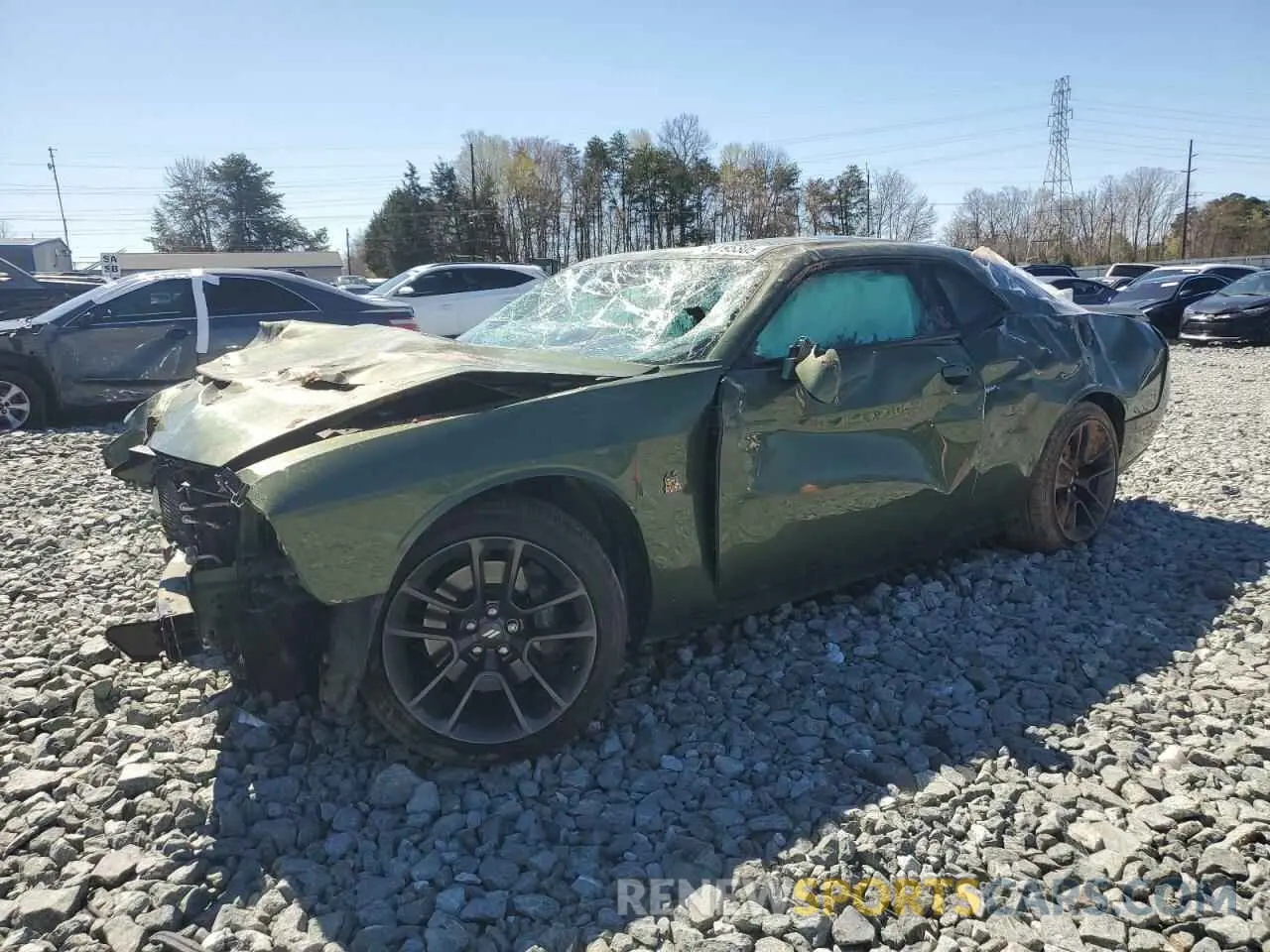 1 fotografías del automóvil dañado 2C3CDZFJ8MH526811 DODGE CHALLENGER 2021