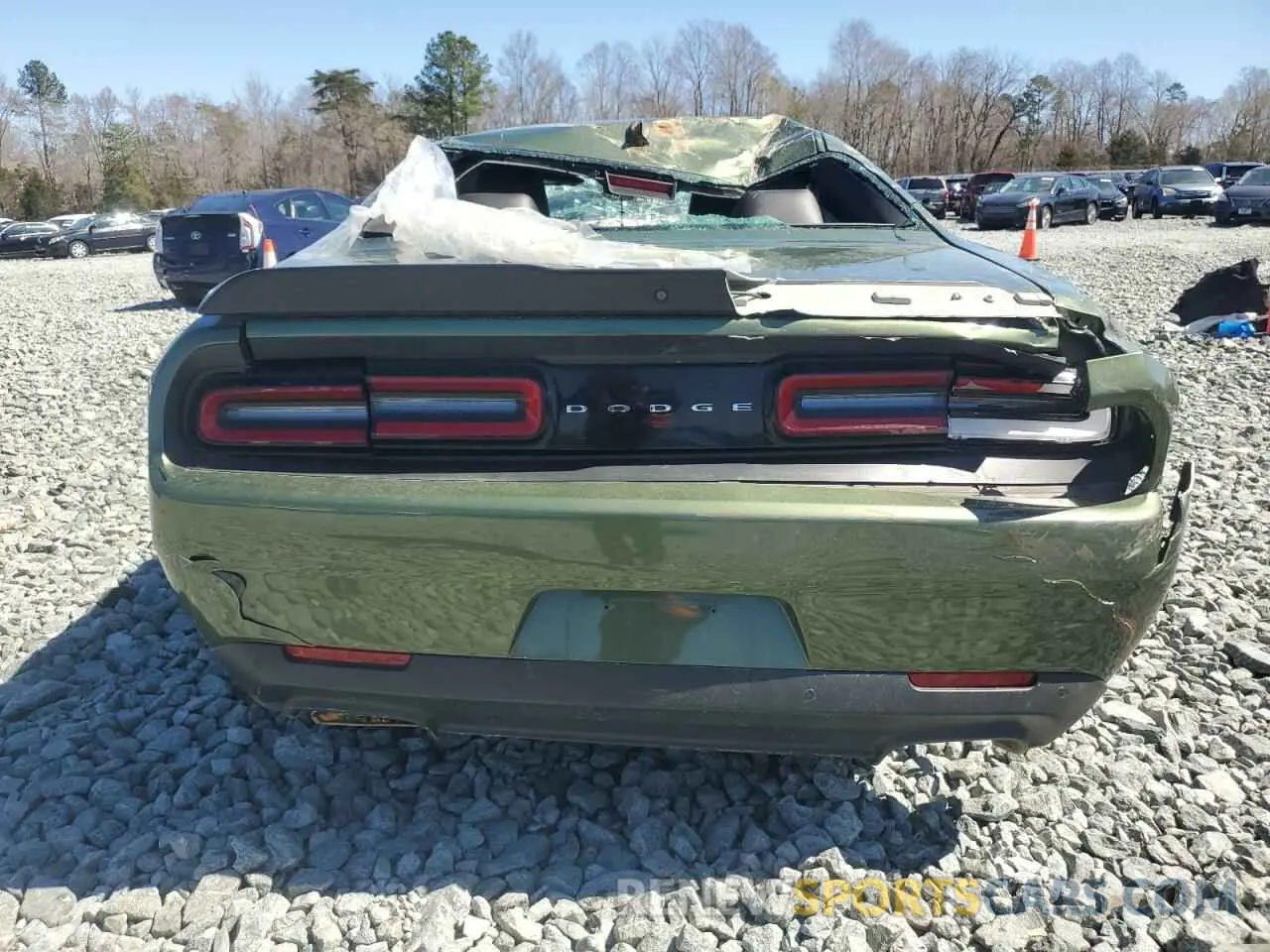 6 fotografías del automóvil dañado 2C3CDZFJ8MH526811 DODGE CHALLENGER 2021