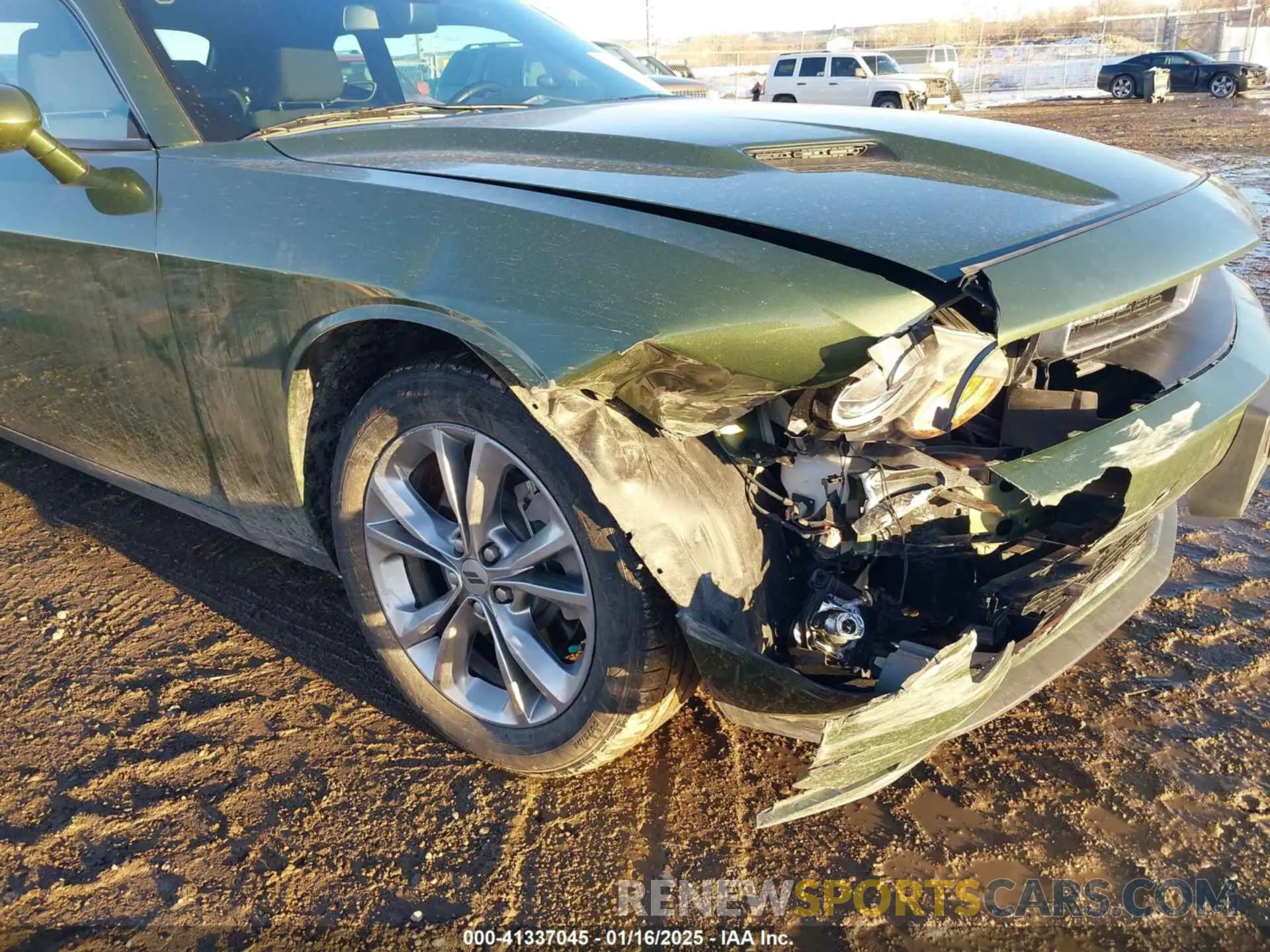 6 fotografías del automóvil dañado 2C3CDZGG6MH607468 DODGE CHALLENGER 2021