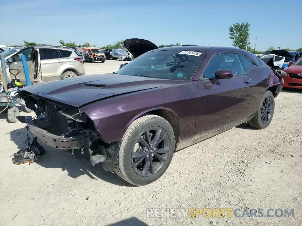 1 fotografías del automóvil dañado 2C3CDZGG9MH606587 DODGE CHALLENGER 2021