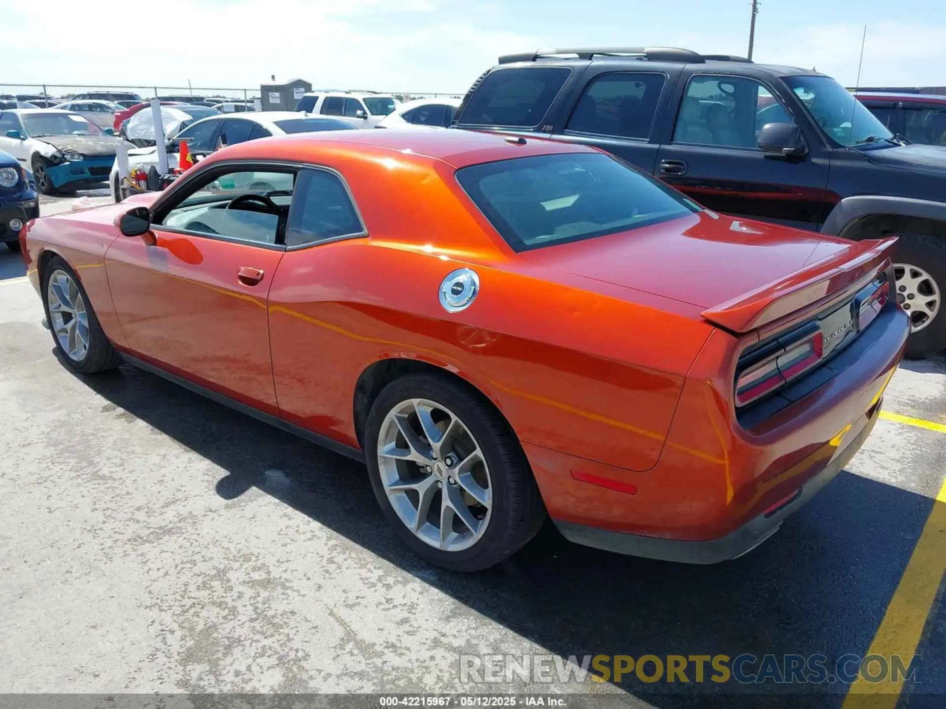 3 fotografías del automóvil dañado 2C3CDZJG1MH667666 DODGE CHALLENGER 2021