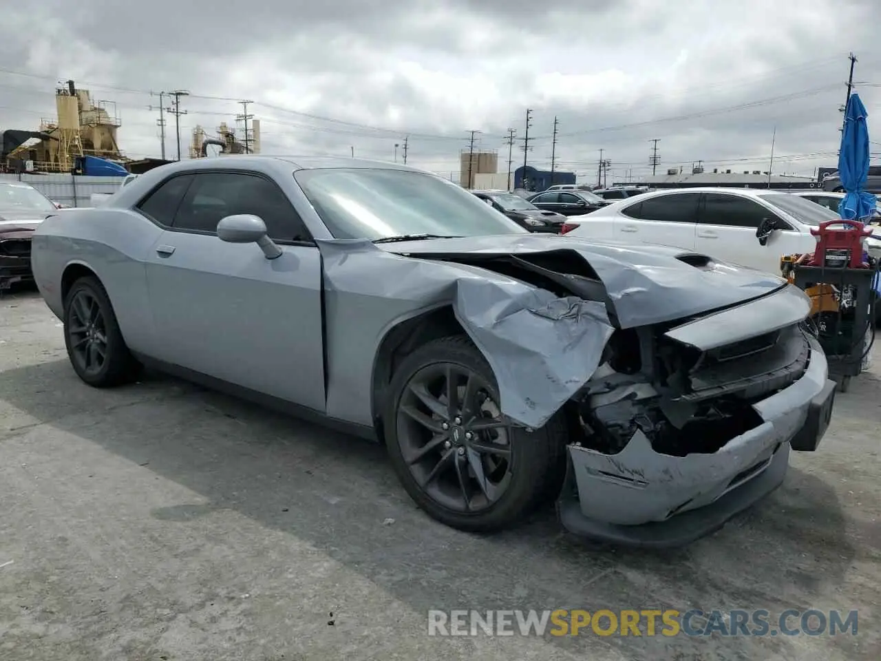 4 fotografías del automóvil dañado 2C3CDZKG1MH616019 DODGE CHALLENGER 2021